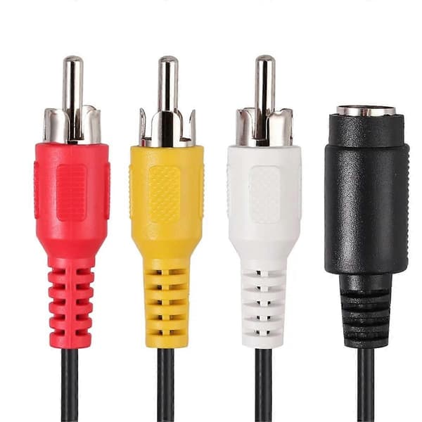 AV-S-Video til -kompatibel adapter -kompatibel utgang