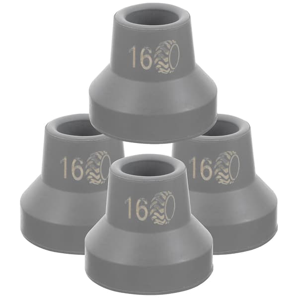 4 st Kryckstödstips, Vandringsstavstips, Kryckstödstips, Halksäkra Stavsäkerhetstips