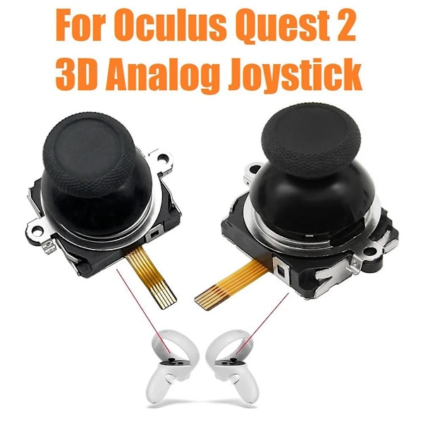 VR-kontroll 3D Analog Joystick Vänster/Höger Kit för VR LR Reparationsdelar VR-tillbehör