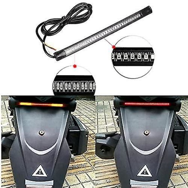 48 Led Bremselygte Passer Til Motorcykel Bil Cykel Blinklys Bar Med 12v Lys, 2 stk