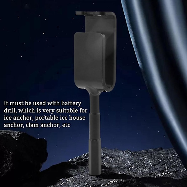 Universal Isanker Powerboremaskine Adapter Til Isfiskeri, Gør Opsætning Af Hytter Hurtig Og Nem, Is
