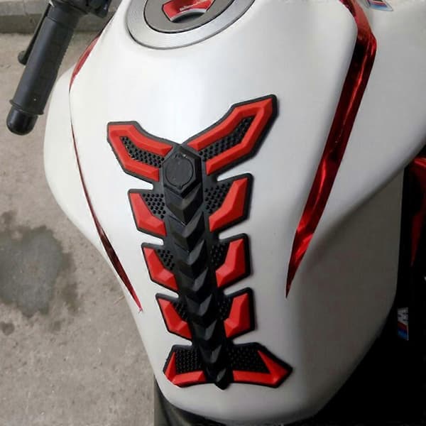 3D Motorcykel Tank Pad Dekal Guld