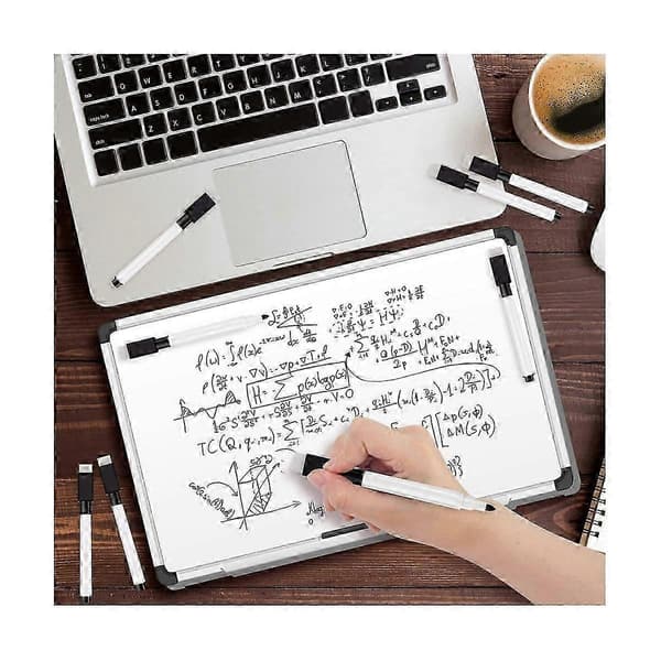 Magnetisk whiteboardpenna raderbar markör, 48-pack whiteboardmarkörer torr raderingsmarkör med suddgummi