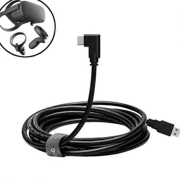 VR-länk kabel för Oculus Quest 2 Quest 1 VR-headset USB 3.2 Gen 1 höghastighetsdata laddningskabel/3m