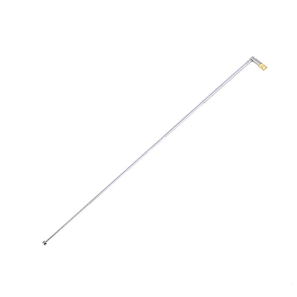1 stk 37 cm 5-sektion Teleskopisk Antenne i Rustfrit Stål til AM FM Radio Universal Hfmqv