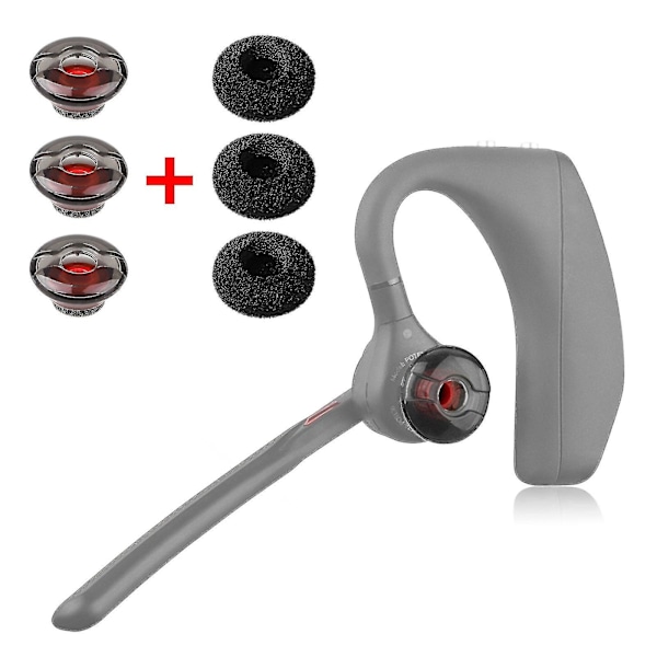 Eartips passar till Plantronics Voyager 5200, 6 st Ultra Comfort Eartips Ear Buds, Ersättning Earphone Ear Tips Kits Öronkuddar Skum Set Cushion Foryj51-3