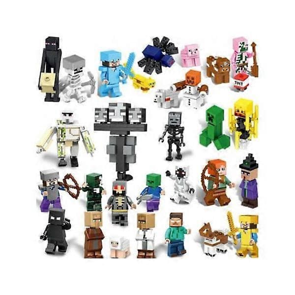 Minecraft Minifigur Sett 29 Minifigurer Barnegave