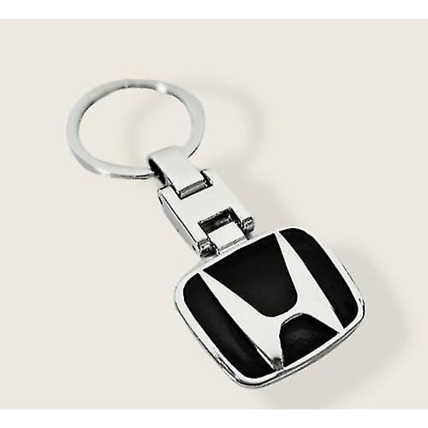 Honda 3d nyckelring med logotyp på båda sidor i presentask / Svart