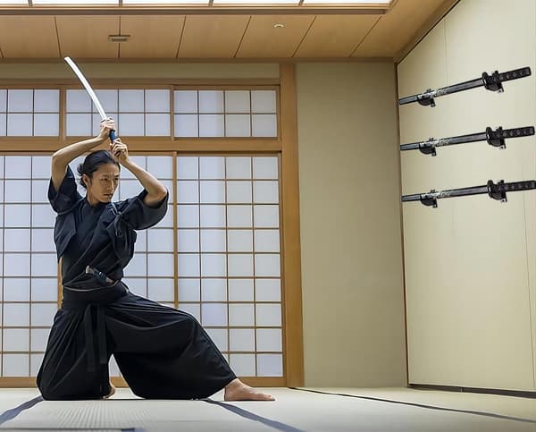 2-pakkaus akryylinen katana- ja samuraimiekan seinäteline - vaakasuora miekkateline 1 koukulla