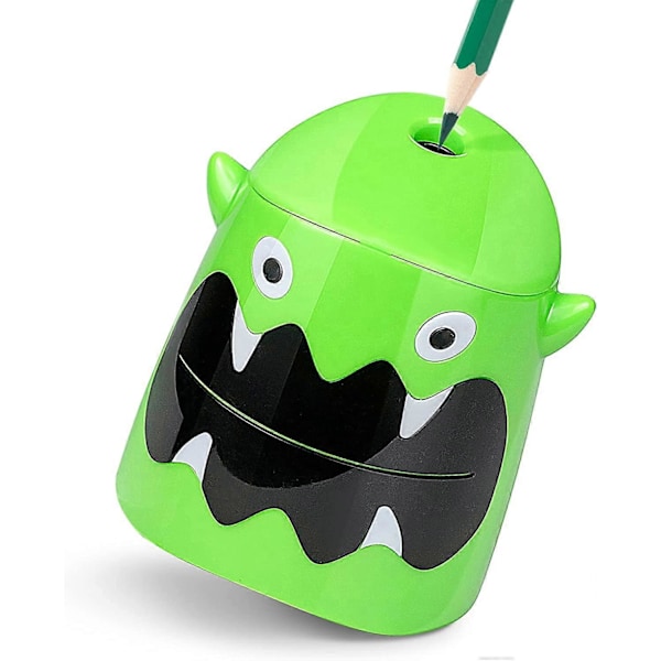 Monster Pennvässare, Söt Tecknad Djurdesign, Batteridriven, Grön (Monster)