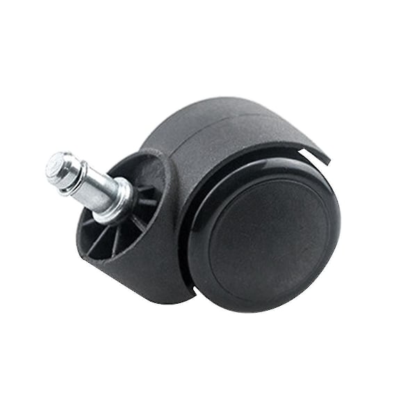 5 stk. 2 tommer sorte kontorstolshjul udskiftning - Kontorstolshjul Heavy Duty udskiftning til H