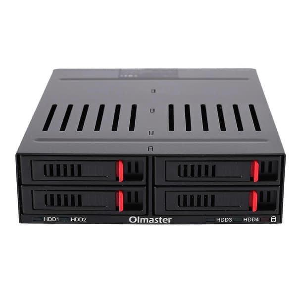 Oimaster He-2006 4 Slots Sata Intern Rack 2.5 Tum Hårddiskfodral Intern Mobil Rack Med Led I