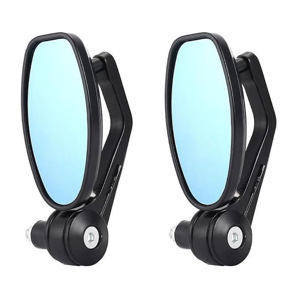Motorcykel backspegel - Reflekterande backspegel - Svart - 22mm