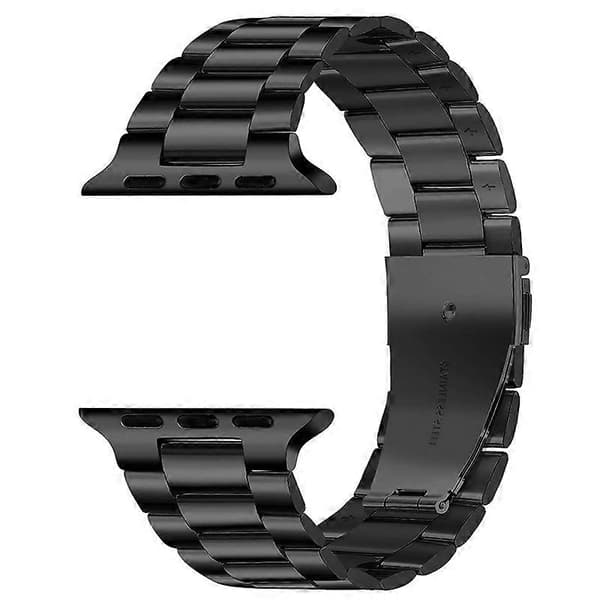 Typ A Smartklocka Rostfritt Stål 3 Pärlor Armband Metall Klockarmband för Apple Watch Serie 10