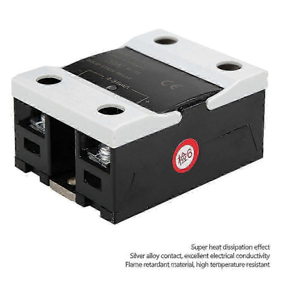 Solid State Relä 40A 4-20mA AC 0-250V Flamskyddad
