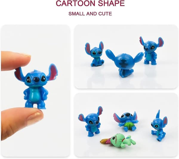 12 Stitch Dock Figurer och Ornament