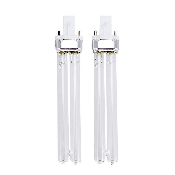 2 stk. 11W Ultraviolet UV Desinfektionslyslamper UV Steriliseringslys Pærer til Sterilisator Fisk Ta