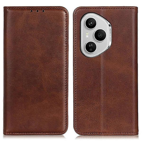 For Honor 400 Pro 5G (Global) Etui Split Læder Flip Wallet Telefon Cover