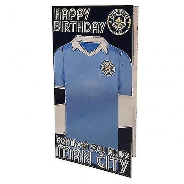 Manchester City FC Retro Birthday Card