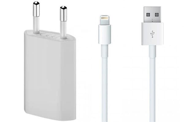 USB Adapter Lightning Kabel Oplader kompatibel med Apple iPhone