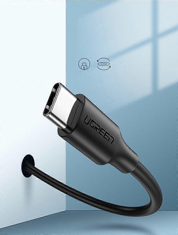 USB-kaapeli - USB-C 3A 3m Musta