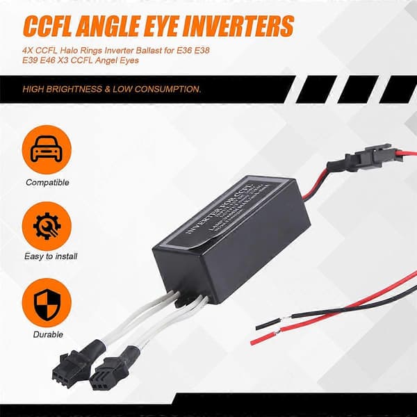 2x CCFL Ringe Inverter Ballast til E36 E38 X3 CCFL Angel Eyes