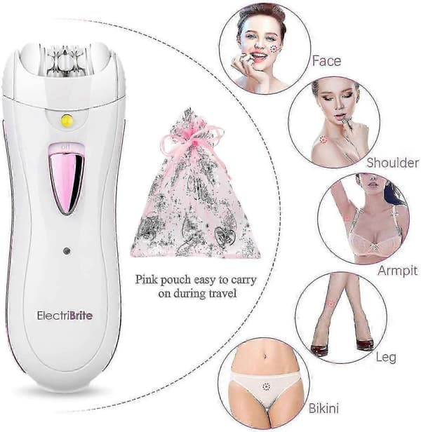Genopladelig epilator til fjernelse af ansigtshår
