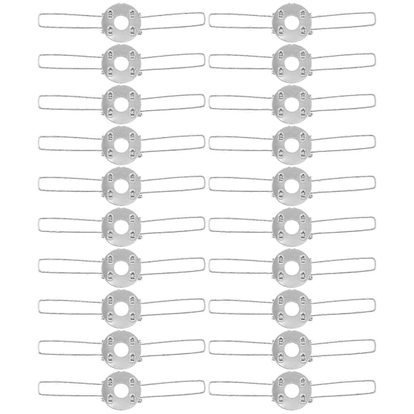20 stk. Lampeklokke-Fjedre, Bordlamper, Fjedre, Lampeklokke-Fjedre, Lampeklokke-Fjedre, Lysbase, Lampeklokke-Spænde, Fastgørelsesclips