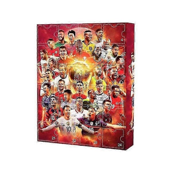 Velegnet til Messi, Mbappé, osv. 2025 VM adventskalender juleblindboks