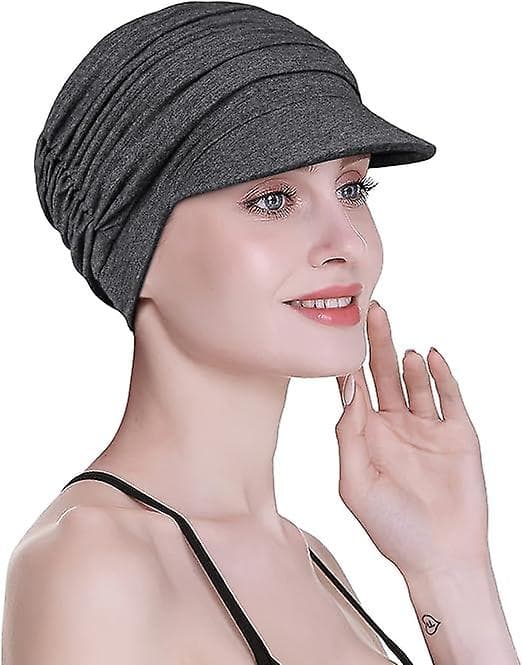 Myke hatter for Chemo Kvinner Bambu Baseball Cap Håravfall Turbaner