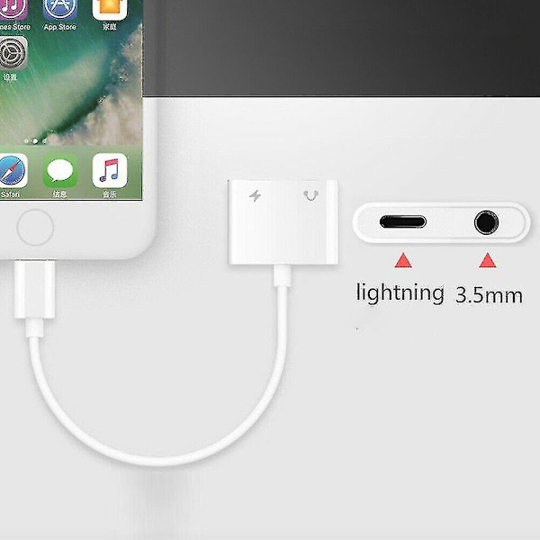 Apple iPhone Lightning Lydadapter Splitter