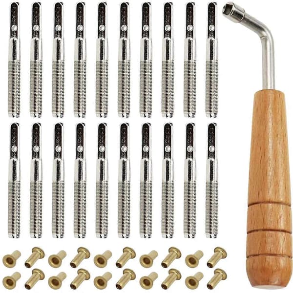 1 Sett med Profesjonelle Lyre-Plugger, Robuste Lyre-Harpe-Strengeplugger, Erstatningsplugger