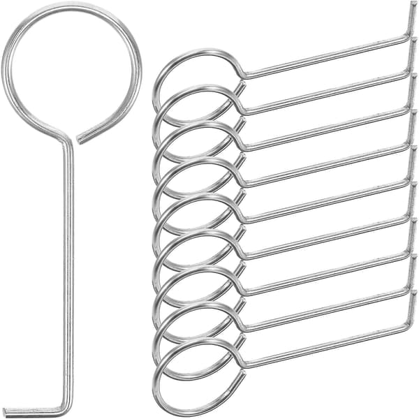 10 stk Dusj Avløpskroker Gulvavløpsristkrok Badekar Avløpsverktøy Vask Sil Lifting Hook