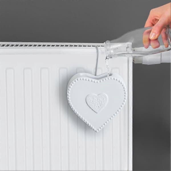 Hjärtformad Keramisk Luftfuktare för Radiator