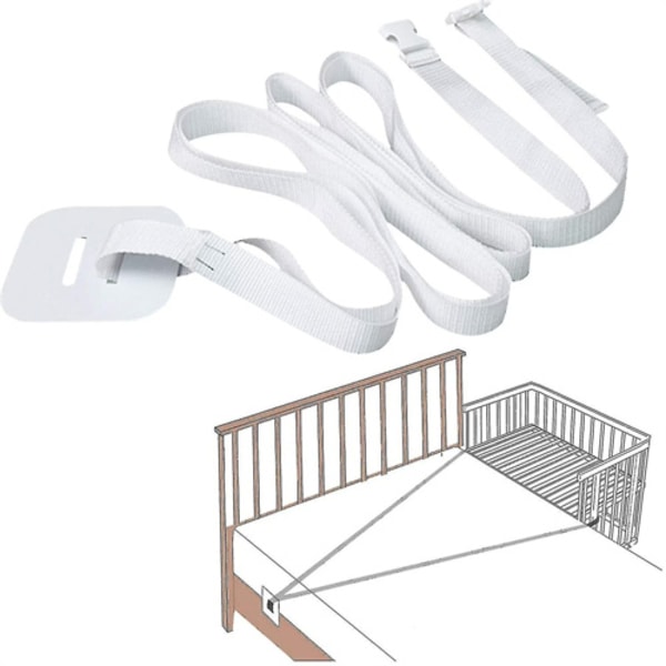 Sängfäste Sängremmar för spjälsäng - sidosängskydd för toddler