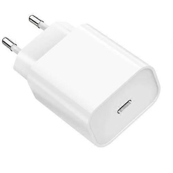 20W Hurtigoplader Strømadapter + USB-C Lightning Kabel til iPhone