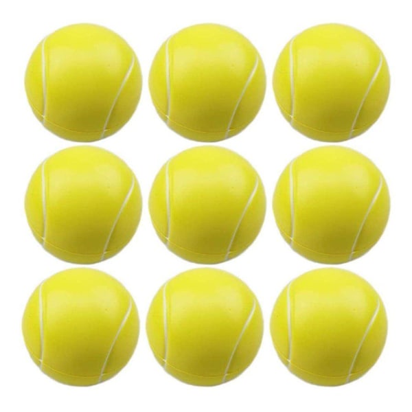 Foam Balls, Pack Of 9 Foam Tennis Balls Mini Sport Balls Sponge Tennis Ball Antistress Balls Softball Small For Kids And Adults