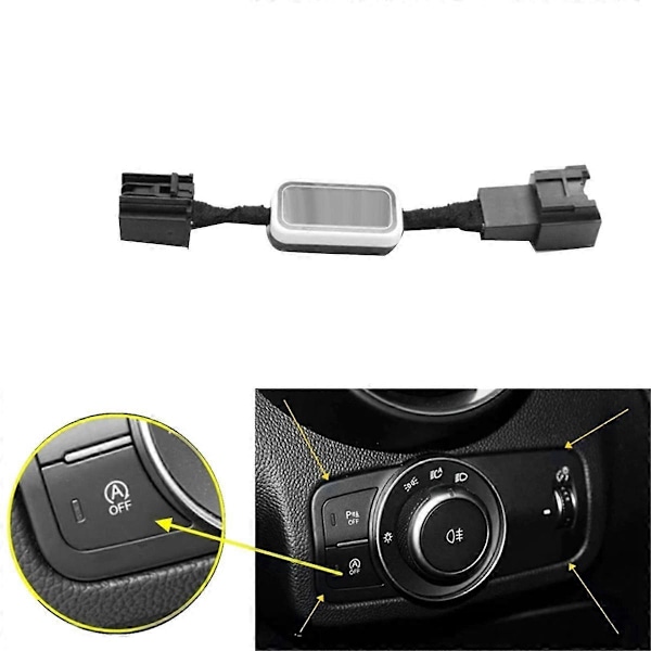 Til Stelvio 2017-2021 Bil Automatisk Start / Stop Off Motor System Plug Stop/Start Modul Adapter C