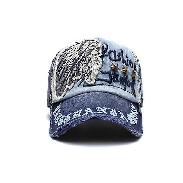 Jamont 9909 Solhat Stjerneformet Nitte Casual Bogstaver Baseball Kasket Udendørs Skygge Kasket One Size