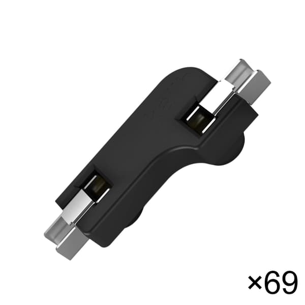 Hot Swap PCB Socket-kontakt for Kailh Keyboard MX-brytere 69 stk