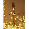 1 stk 7M 50 Lampeperler LED Stjerne Solcellelysstreng Have Feelysslynge