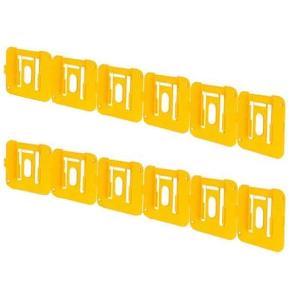 12 kpl Akkuteline Dewalt 20V akulle, kiinnitystelakan pidike