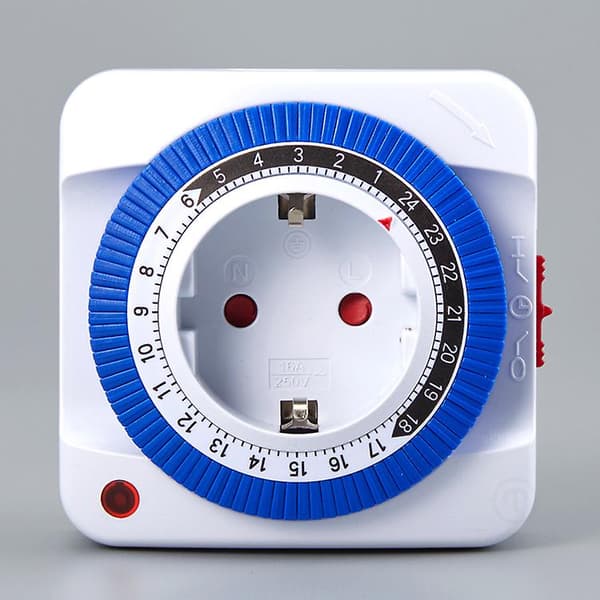 24-timers Elektrisk Uttak Mini Timer, Mekanisk Segment, For Å Spare Energi
