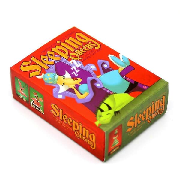 Full Engelsk Sleeping Queens Familie Binding Spillkortstokk