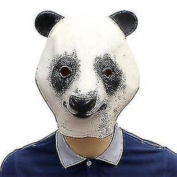 Halloween-promu-juhlatarvikkeet Eläinten Lateksimaskit Jättimäinen Panda Lateksimaski Pääpeite