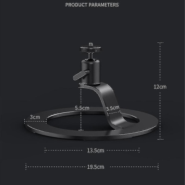 Stativ for projektor på skrivebord, metallholder, justerbar i flere vinkler, for Xgimi H2 / Xgimi H3 / Xgimi Halo-projektor