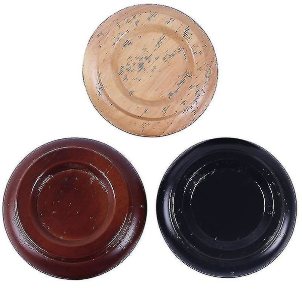 4 st Upright Piano Caster Cups, premium Hardwood Piano Caster Pads Furniture Legprimary Colors--