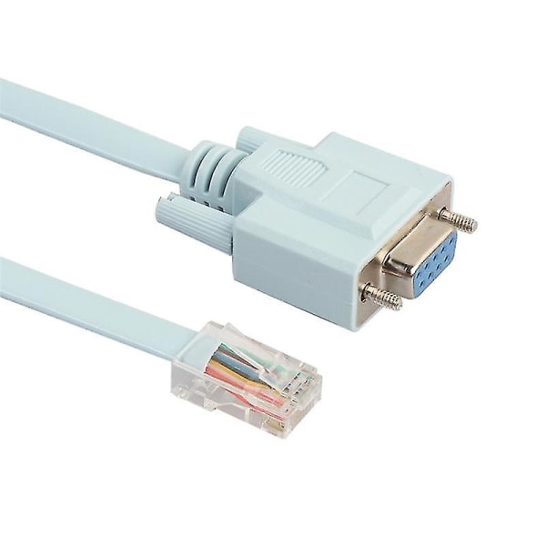 USB-konsolikaapeli RJ45 Cat5 Ethernet - RS232 DB9 COM-portti sarjanainen naaras reitittimet verkkoadapteri CA