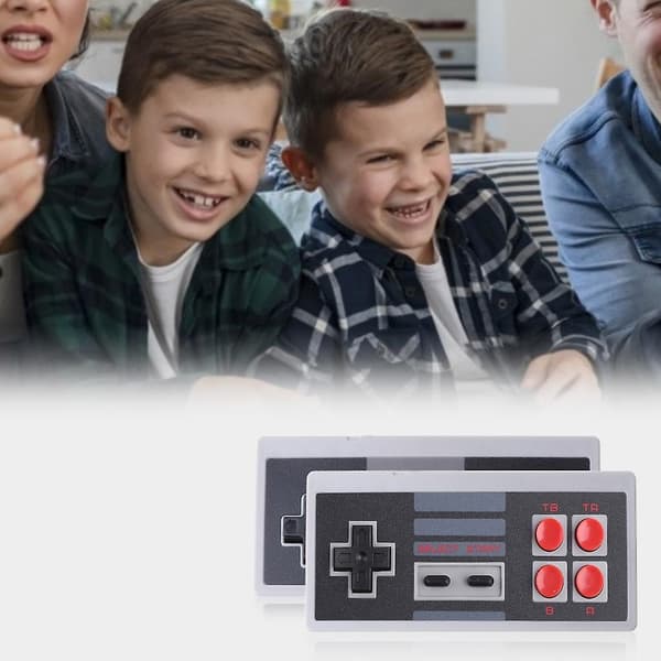 Klassisk 9-Pins Spilcontroller Til Konsolspil Tv-afspiller Gamepad Joystick