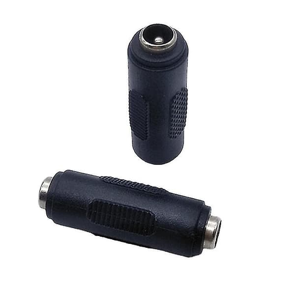 DC Strømforsyning Hun til Hun Adapter Stik (sort) (3 stk)